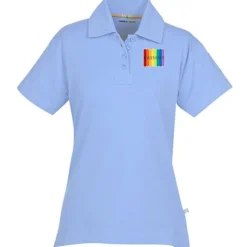 Ringspun Combed Cotton Jersey Polo - Ladies' - Full Color