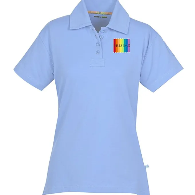 Ringspun Combed Cotton Jersey Polo - Ladies' - Full Color