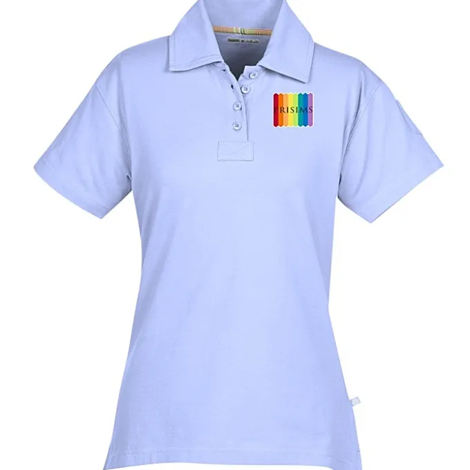 Ringspun Combed Cotton Jersey Polo - Ladies' - Full Color