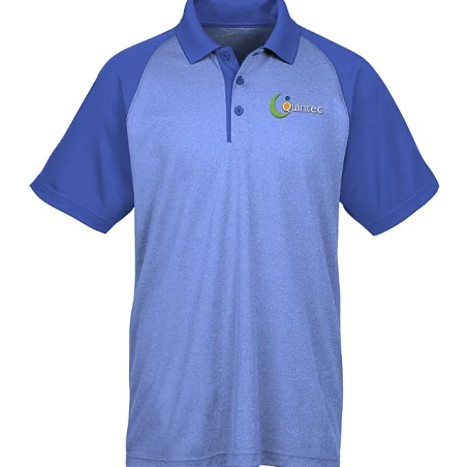 Rival RacerMesh Raglan Heather Polo - Men's