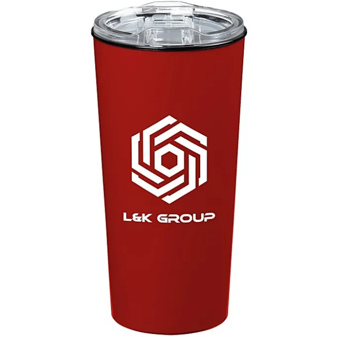 Roadmaster Travel Tumbler - 18 oz - Black Interior - Clear Lid