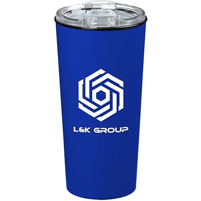 Roadmaster Travel Tumbler - 18 oz - Black Interior - Clear Lid