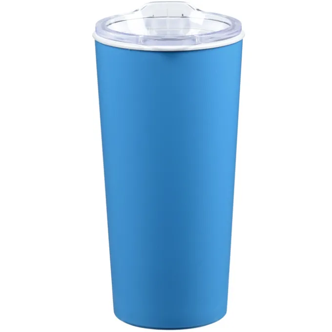 Roadmaster Travel Tumbler - 18 oz - White Interior - Clear Lid
