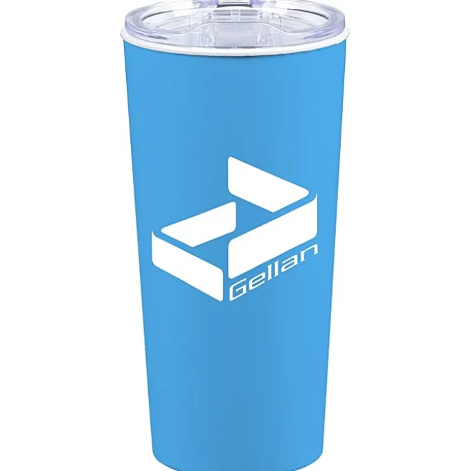 Roadmaster Travel Tumbler - 18 oz - White Interior - Clear Lid