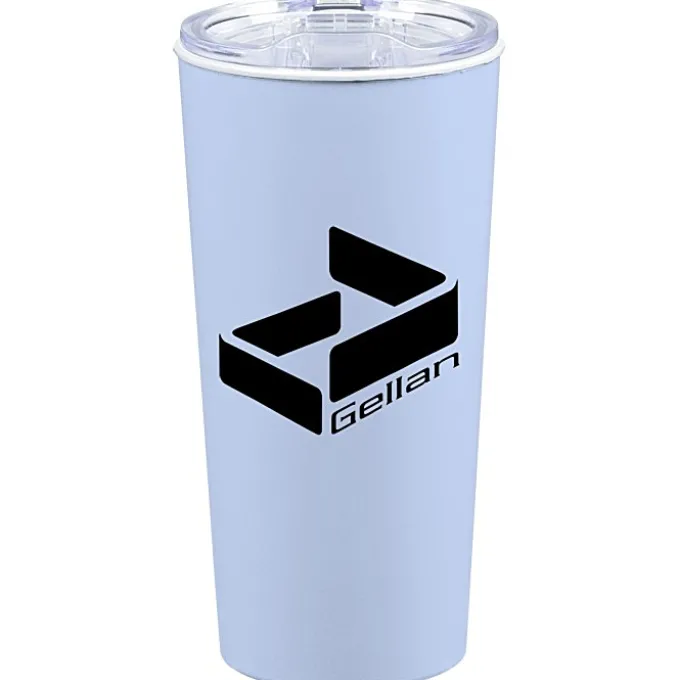 Roadmaster Travel Tumbler - 18 oz - White Interior - Clear Lid