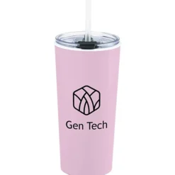 Roadmaster Tumbler with Flip Lid and Straw - 18 oz - White Interior