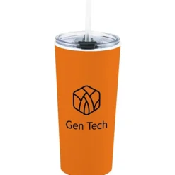 Roadmaster Tumbler with Flip Lid and Straw - 18 oz - White Interior