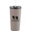 Roadmaster Tumbler with Flip Lid and Straw - 18 oz - Black Interior
