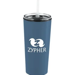 Roadmaster Tumbler with Flip Lid and Straw - 18 oz - Black Interior