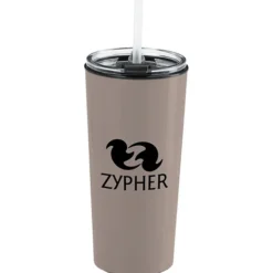 Roadmaster Tumbler with Flip Lid and Straw - 18 oz - Black Interior