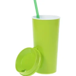 Roadmaster Tumbler with Straw - 18 oz - White Interior