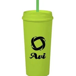Roadmaster Tumbler with Straw - 18 oz - White Interior