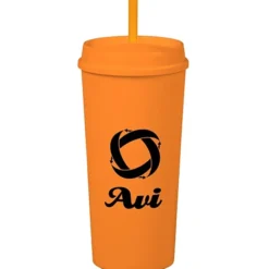Roadmaster Tumbler with Straw - 18 oz - White Interior