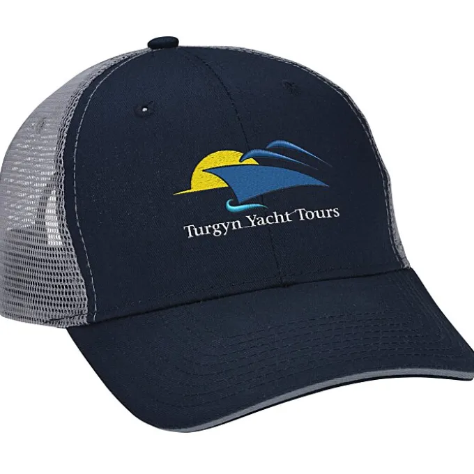 Roadster Sandwich Bill Trucker Cap - Embroidered
