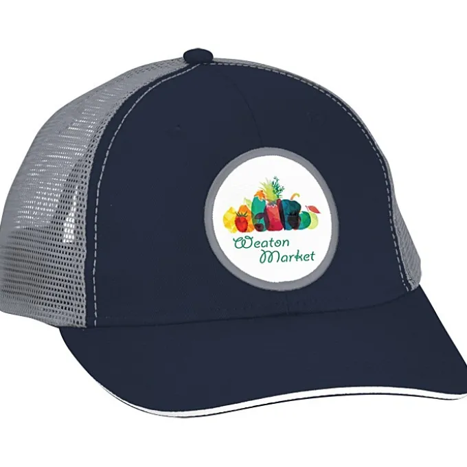 Roadster Sandwich Bill Trucker Cap - Full Color Patch