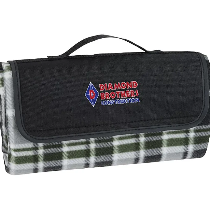 Roll-Up Picnic Blanket - Embroidered