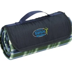 Roll-Up Picnic Blanket - Embroidered