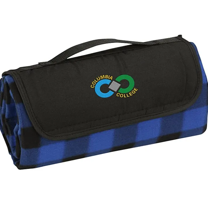 Roll-Up Picnic Blanket - Embroidered