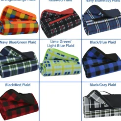 Roll-Up Picnic Blanket - Embroidered