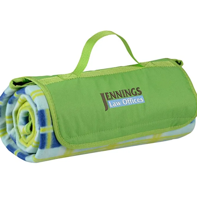 Roll-Up Picnic Blanket - Embroidered