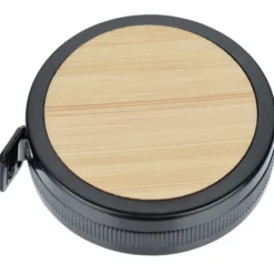 Round Bamboo Accent Tape Measure