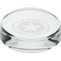 Round Crystal Paperweight