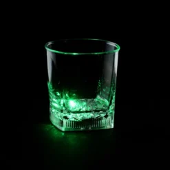 Rounded Cube LED Whiskey Rocks Glass - 8 oz.