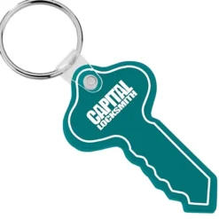 Round Head Key Soft Keychain - Opaque