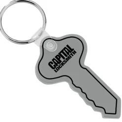 Round Head Key Soft Keychain - Opaque