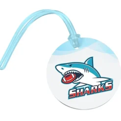 Round Luggage Tag - Translucent - Full Color