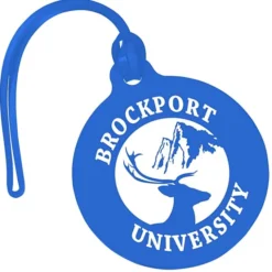 Round Luggage Tag with Tab - Opaque