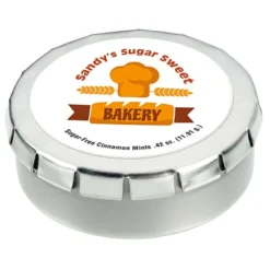 Round Mint Tin with Full Color Dome - 1-3/4 inches