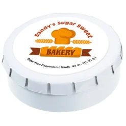 Round Mint Tin with Full Color Dome - 1-3/4 inches