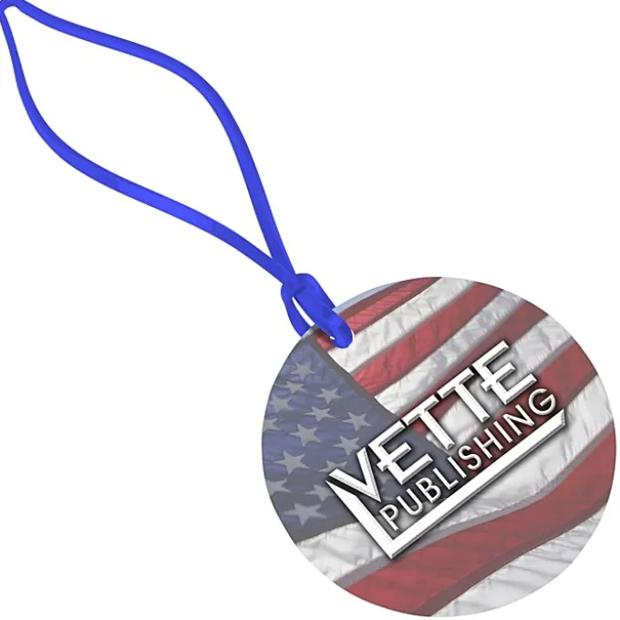 Round POLYspectrum Bag Tag - Opaque