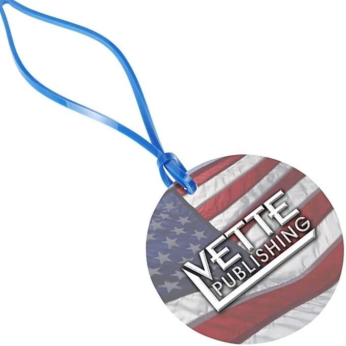 Round POLYspectrum Bag Tag - Opaque