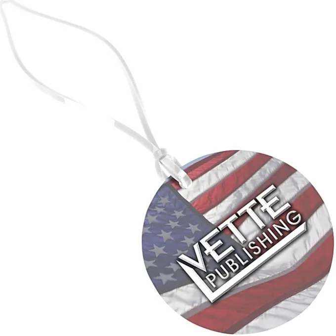 Round POLYspectrum Bag Tag - Opaque
