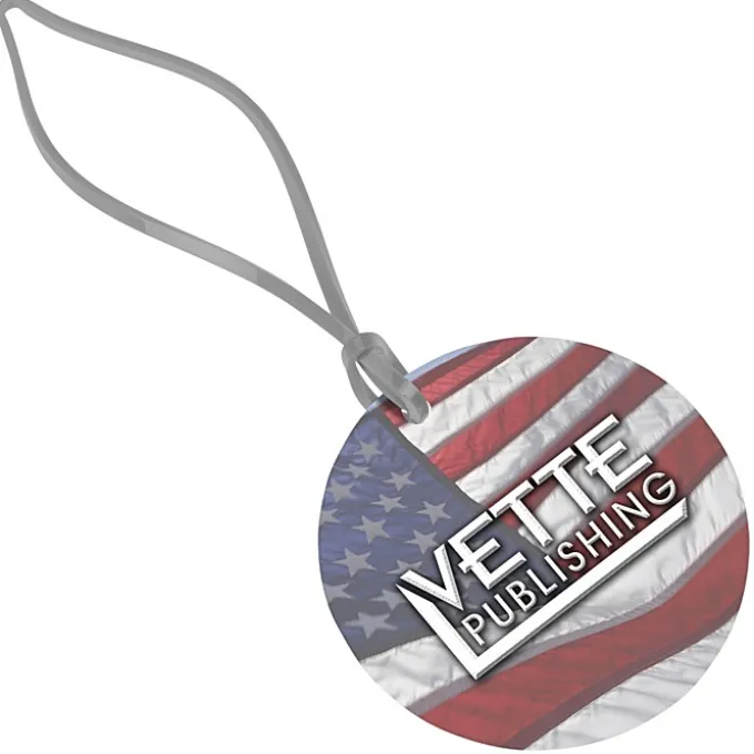 Round POLYspectrum Bag Tag - Opaque