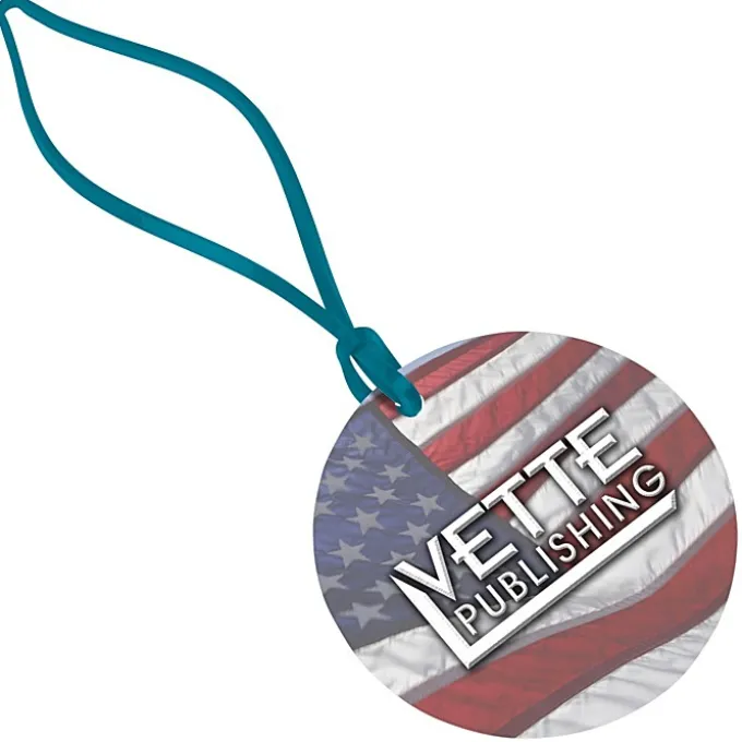Round POLYspectrum Bag Tag - Opaque