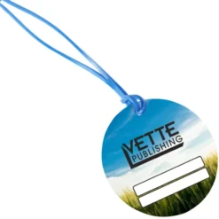 Round POLYspectrum Bag Tag - Opaque