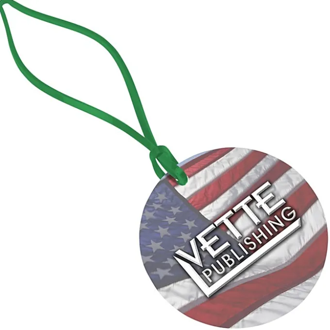 Round POLYspectrum Bag Tag - Opaque