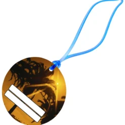 Round POLYspectrum Bag Tag - Translucent