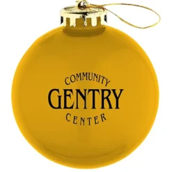 Round Shatterproof Ornament - Translucent