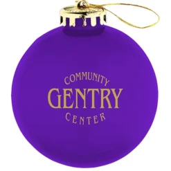 Round Shatterproof Ornament - Translucent