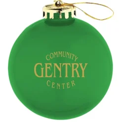 Round Shatterproof Ornament - Translucent