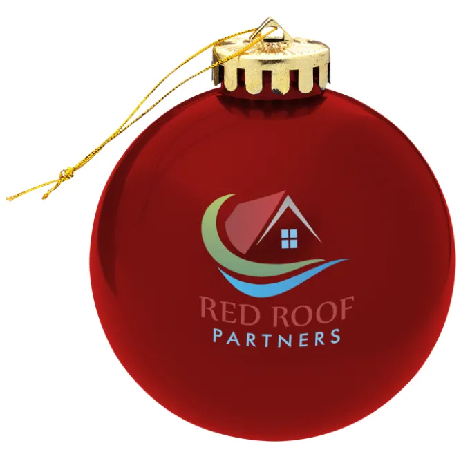Round Shatterproof Ornament - Translucent - Full Color