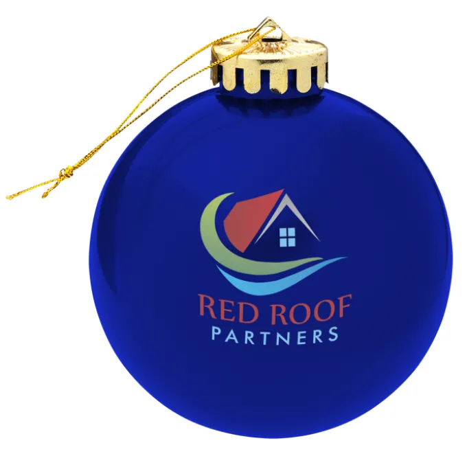 Round Shatterproof Ornament - Translucent - Full Color