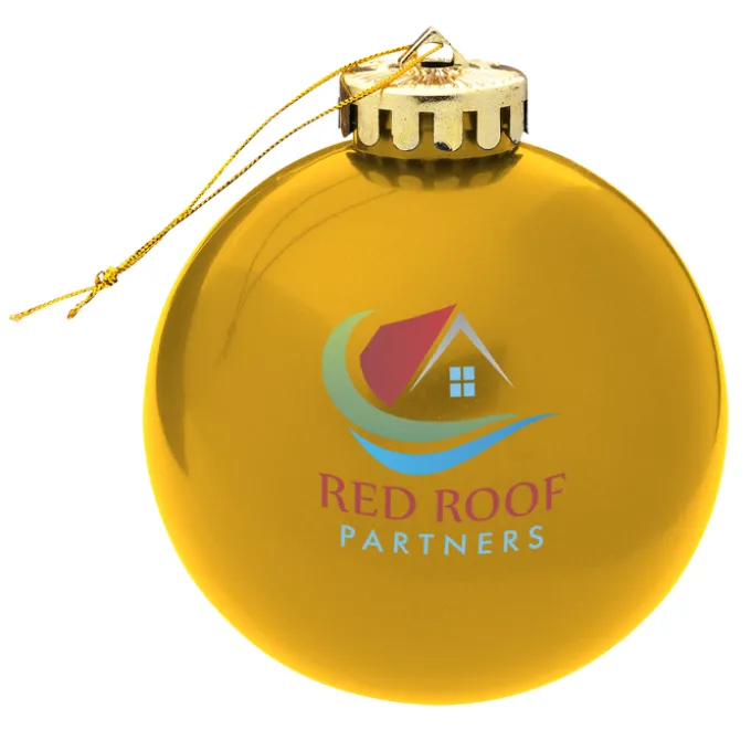 Round Shatterproof Ornament - Translucent - Full Color
