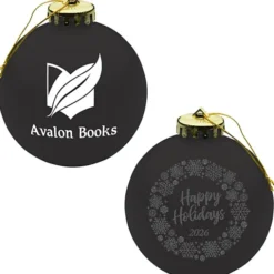 Round Shatterproof Ornament - Snowflake - Happy Holidays