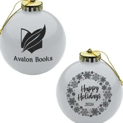 Round Shatterproof Ornament - Snowflake - Happy Holidays
