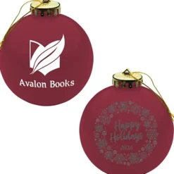 Round Shatterproof Ornament - Snowflake - Happy Holidays